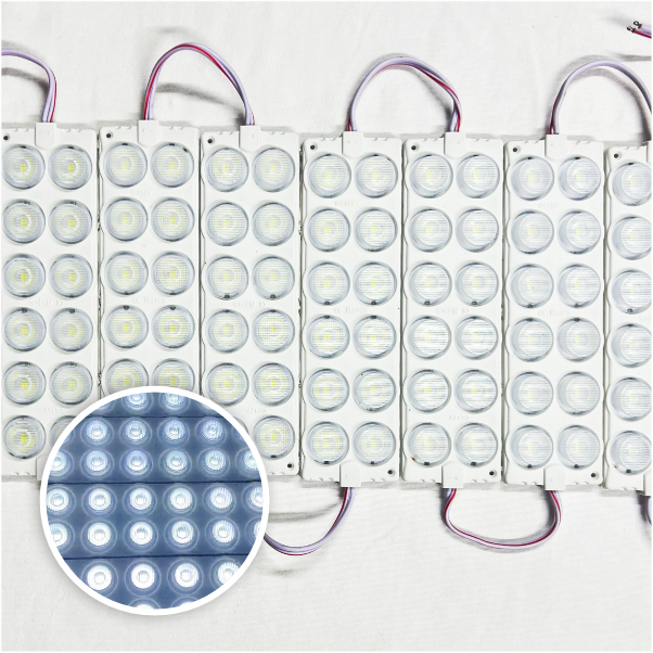 MODULO 12LED 13CM 12 WATTS 24V DC BLANCO