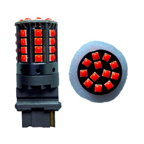 3157 44 LED CAN-BUS ROJO FIJO 12-80V