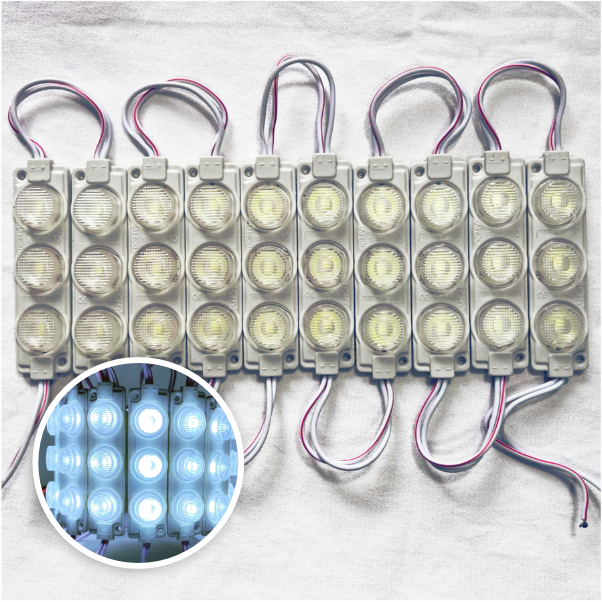 MODULO 3LED 7CM 3 WATTS 12V DC BLANCO