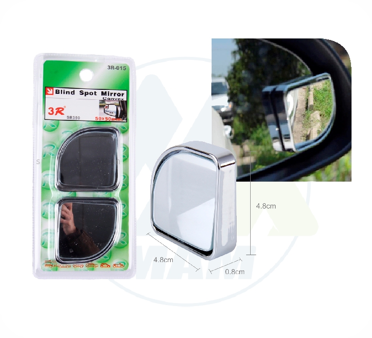 ESPEJO TRIANGULAR CON BORDE DE PUNTO CIEGO ECUALIZABLE 50*50mm 2pcs