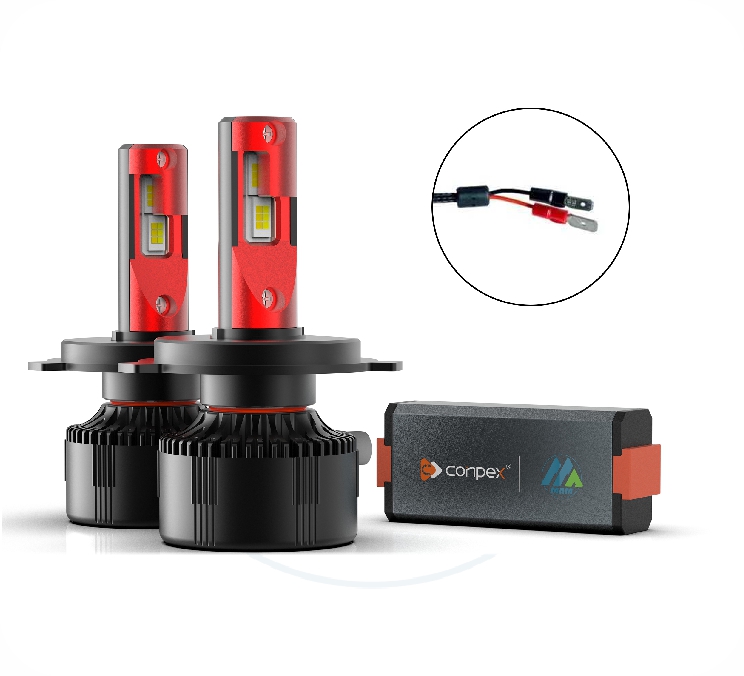 BOMBILLO LED 3SPRO CSP CAN-BUS DC 12-24V CAMALEON 50W 50W H4