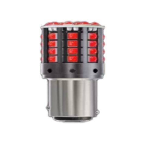 44 LED S25 CAN-BUS 1034 ROJO FLASH 12-80V