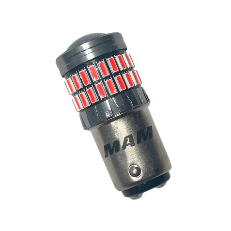54 LED 4014 S25 CAN-BUS 1034 ROJO FLASH 12-80V