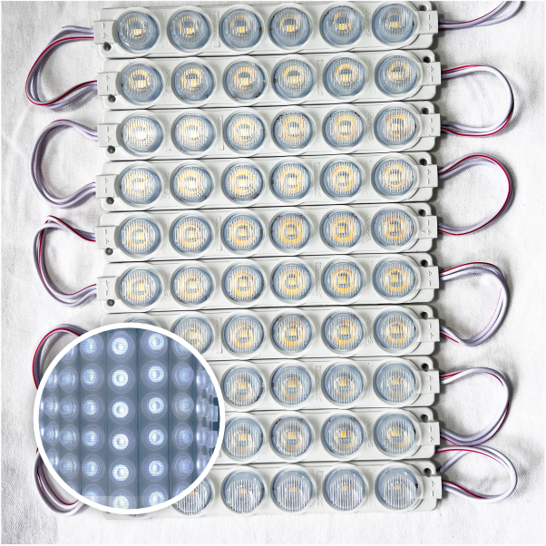 MODULO 6LED 13CM 6 WATTS 24V DC BLANCO