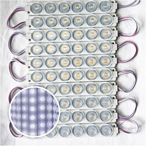 MODULO 6LED 13CM 6 WATTS 24V DC BLANCO CALIDO