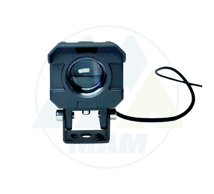 EXPLORADORA CUADRADA 1 LED 50*43*98MM BLANCO-AMARILLO 9-80V 15W