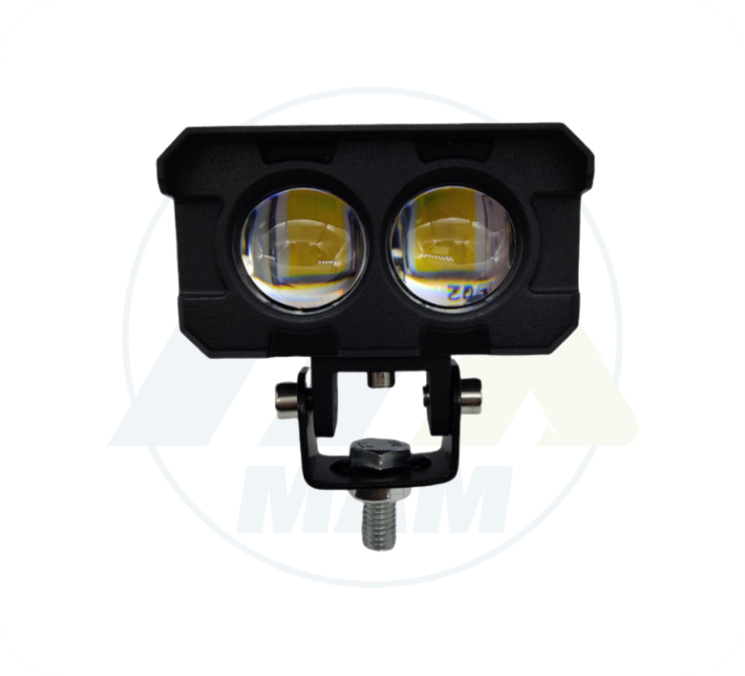 EXPLORADORA RECTANGULAR 2 LED 80*43*98MM BLANCO-AMARILLO 9-80V 30W