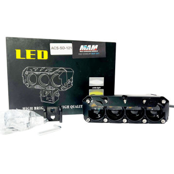BARRA 4LED ALTA POTENCIA DE LUJO BLANCOAMARILLO F