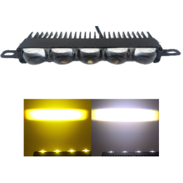 BARRA LASER PARA PARRILLA 5 LUPA BLANCOAMARILLO 9-80V CON BALASTRA