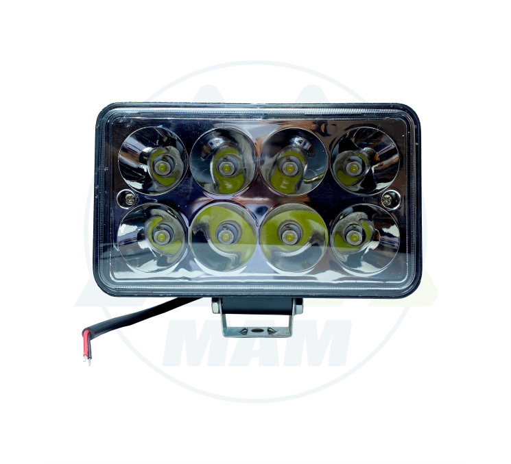 EXPLORADORA CUADRADA 8LED BLANCO ALTABAJA 9-36V 24W