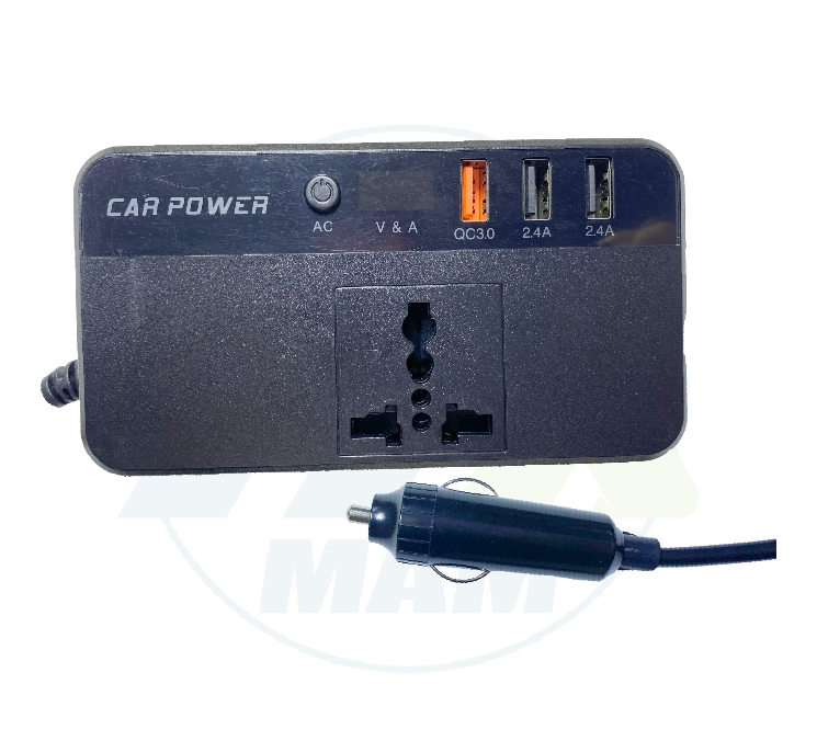 INVERSOR 12V -110V 60HZ CON TOMA CORRIENTE