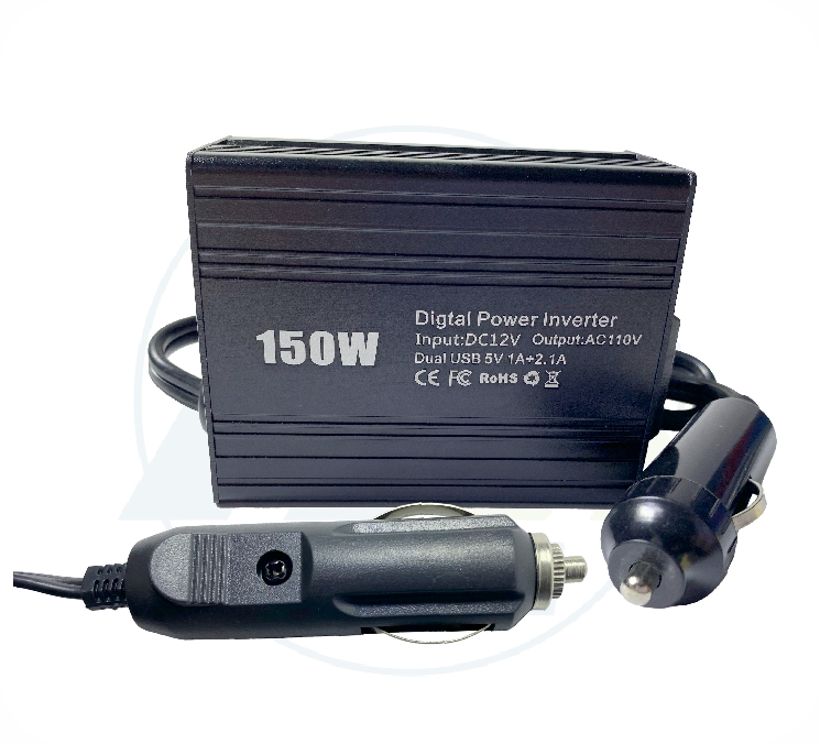 INVERSOR 12V -110V 60HZ CON TOMA CORRIENTE 150W