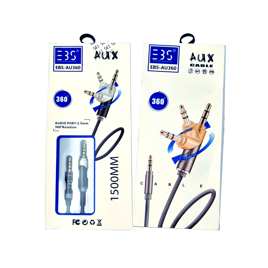 CABLE AUXILIAR 3.5mm EBS 360°