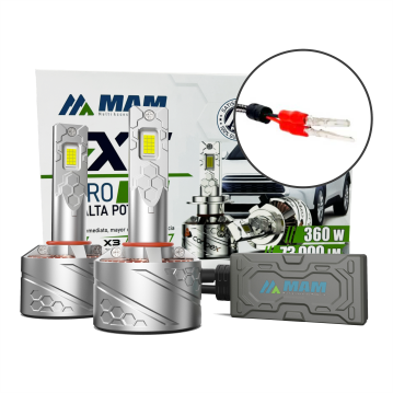 BOMBILLO LED FX5 CSP 180W 36500LM CAN-BUS 12-24V 880881