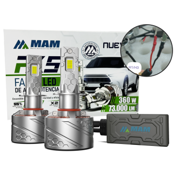 BOMBILLO LED FX5 CSP 180W 36500LM CAN-BUS 12-24V H3