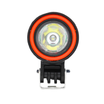 EXPLORADORA REDONDA 1LED ALTA POTENCIA AMARILLO + OJO DE ANGEL 9-30V 10W