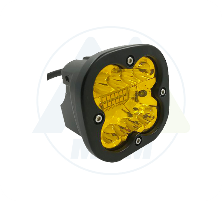 EXPLORADORA 15 LED 80*80*75MM AMARILLA 9-30V 45W