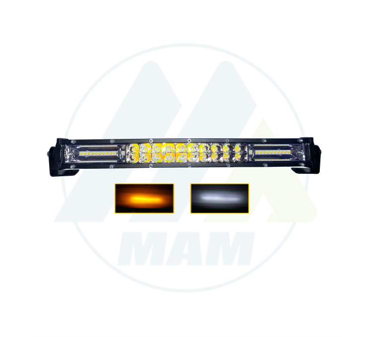 BARRA LED 34CM BLANCOAMARILLO 12-24V 120 WATTS