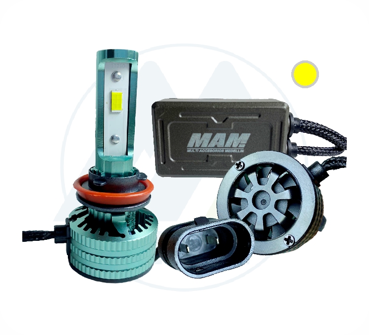 BOMBILLO K1 CSP CAN-BUS DC 12-24V 30W AMARILLO H11