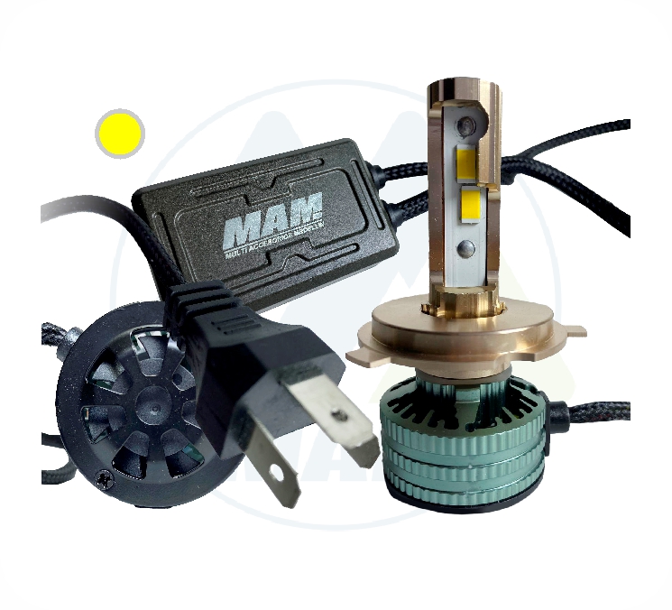 BOMBILLO K1 CSP CAN-BUS DC 12-24V 30W AMARILLO H4