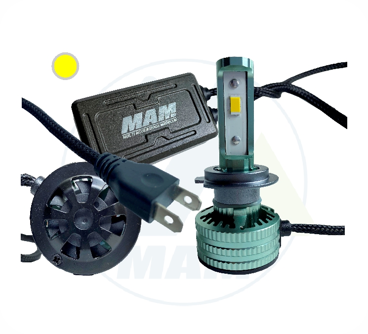 BOMBILLO K1 CSP CAN-BUS DC 12-24V 30W AMARILLO H7