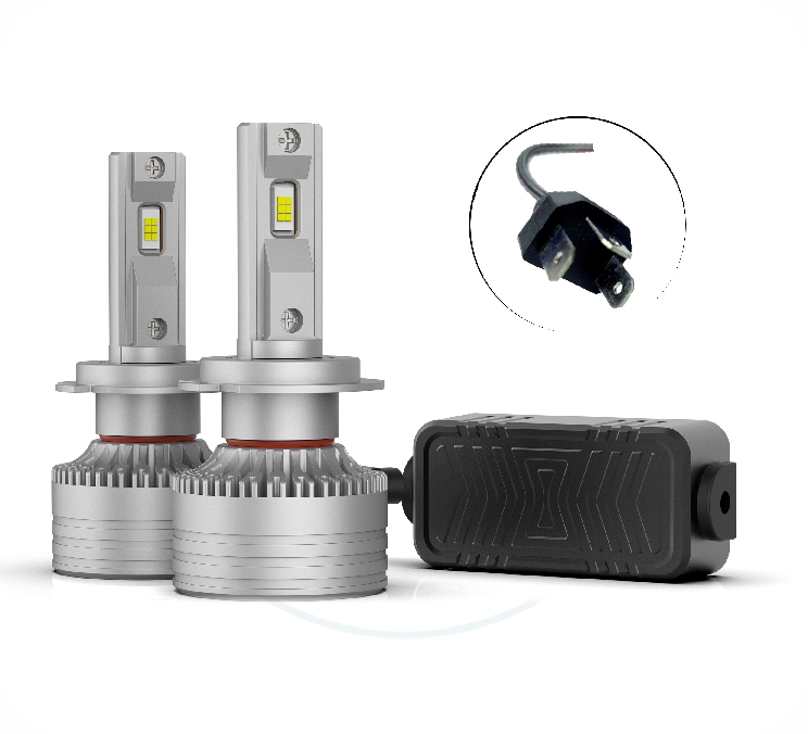 BOMBILLO LED M9 PRO CSP HEATPIPE CAN-BUS DC 12-24V 55W H4