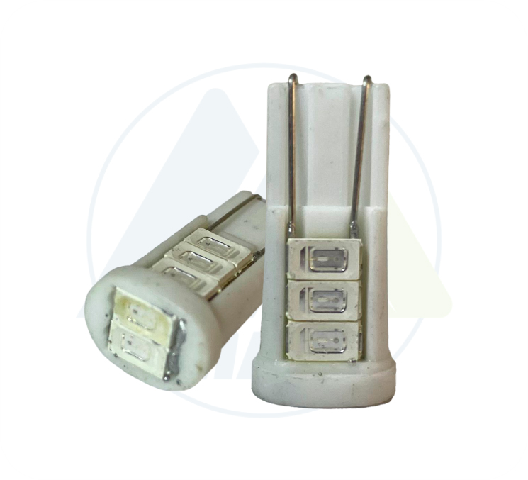 T10 CERAMICO 8 LED 12V BLANCO