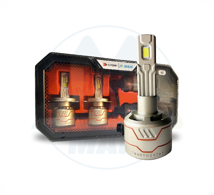 BOMBILLO LED X8 CSP CAN-BUS DC 12-24V 100W H3